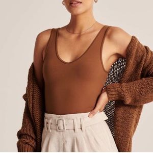 Abercrombie & Fitch | Soft A&F Collection | Small | Brown Bodysuit | Like New